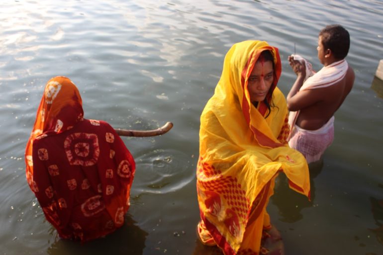 Photo Bathing ritual