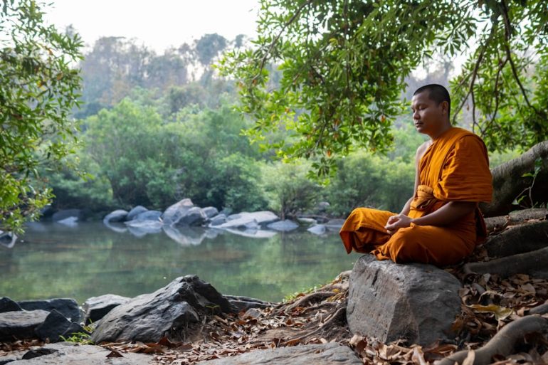 Photo Meditation pose