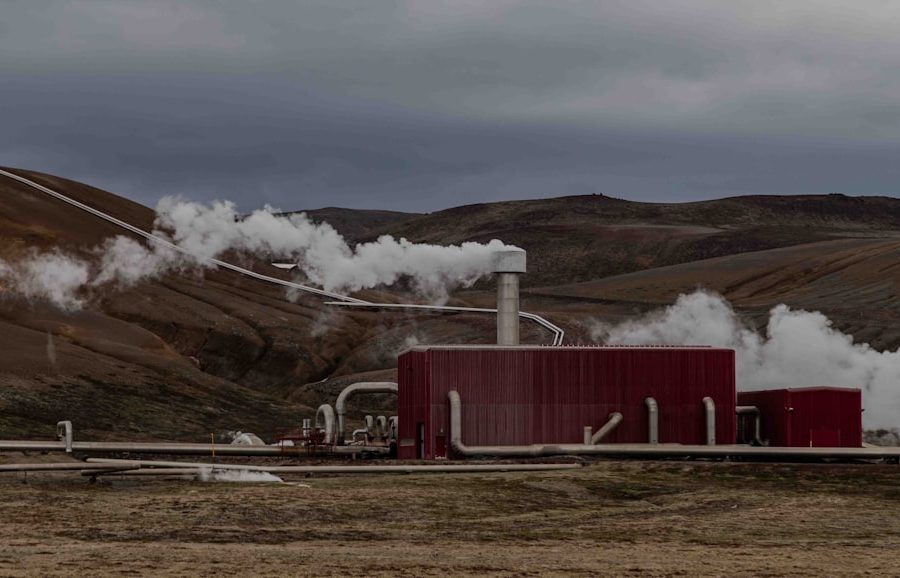 Photo Geothermal power plant